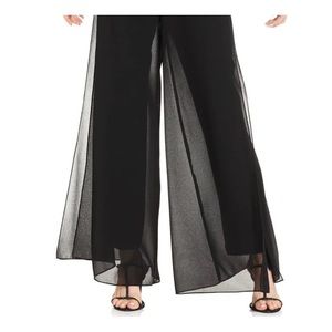 Alex Evening pull on layered palazzo pants.